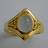 Misty Aquamarine Cabochon