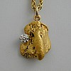 Nugget & Canadian Diamond Pendant